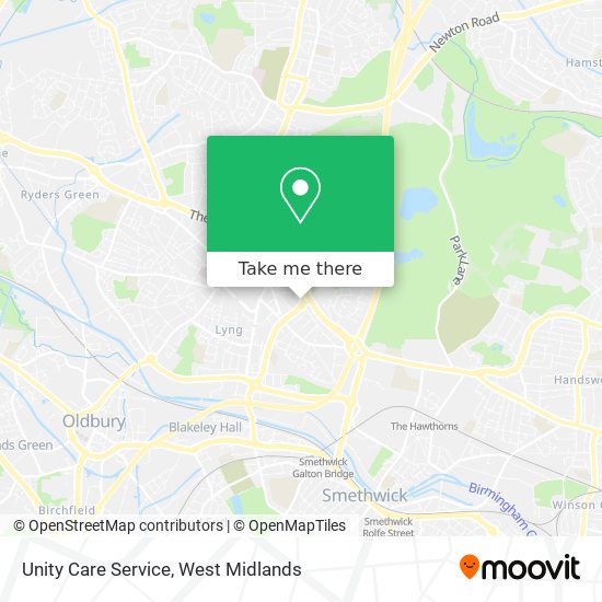 Unity Care Service map