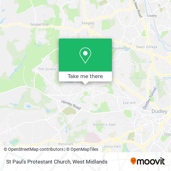 St Paul's Protestant Church map