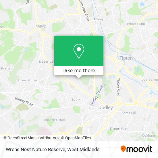 Wrens Nest Nature Reserve map