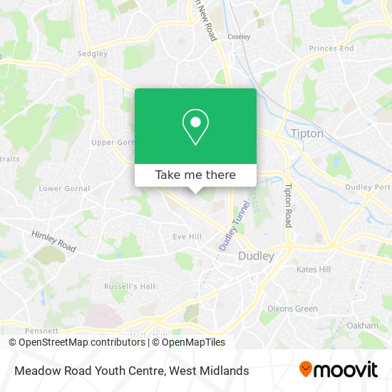 Meadow Road Youth Centre map