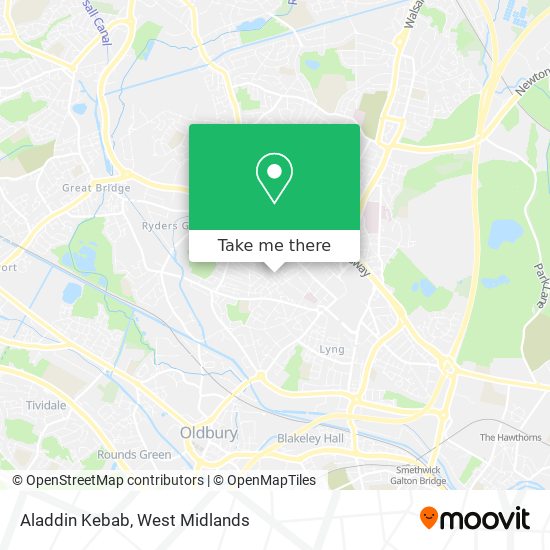 Aladdin Kebab map