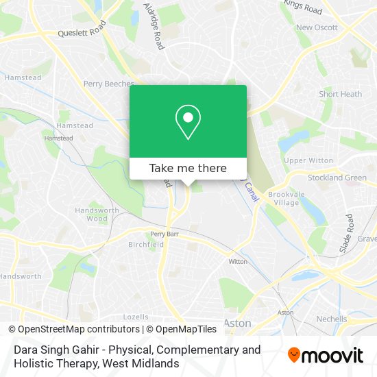 Dara Singh Gahir - Physical, Complementary and Holistic Therapy map
