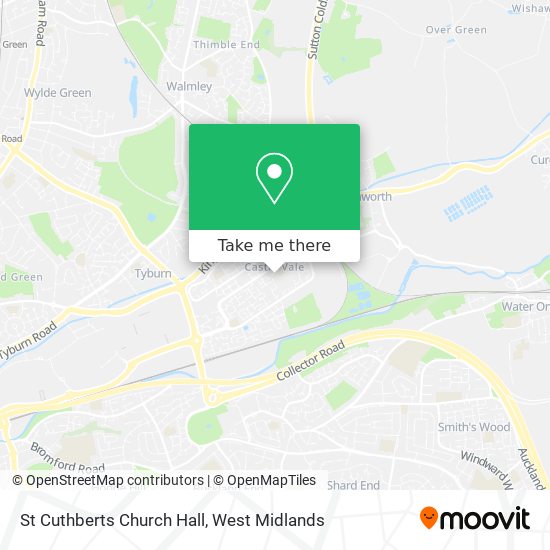 St Cuthberts Church Hall map