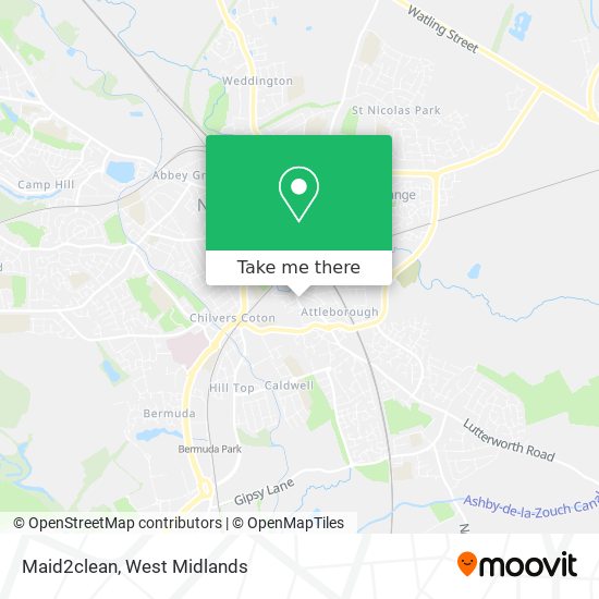 Maid2clean map