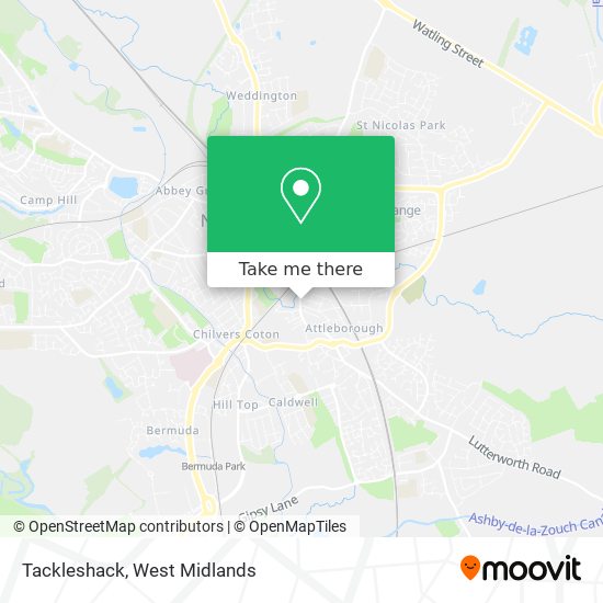 Tackleshack map