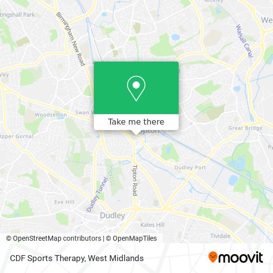 CDF Sports Therapy map