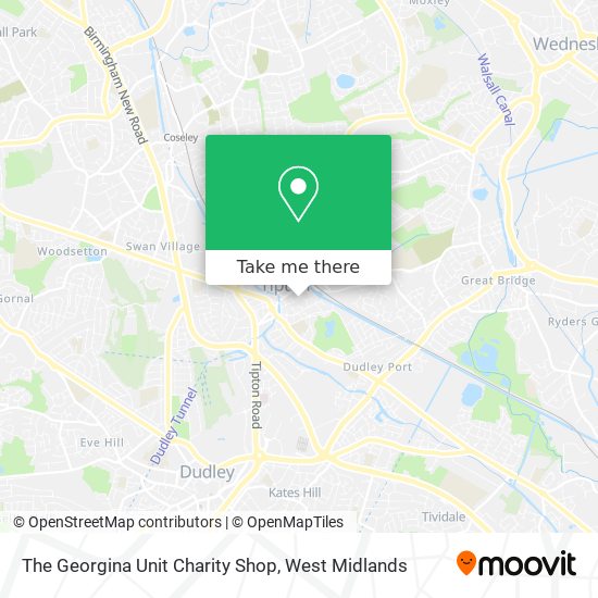 The Georgina Unit Charity Shop map