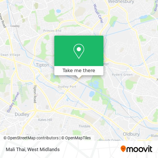 Mali Thai map
