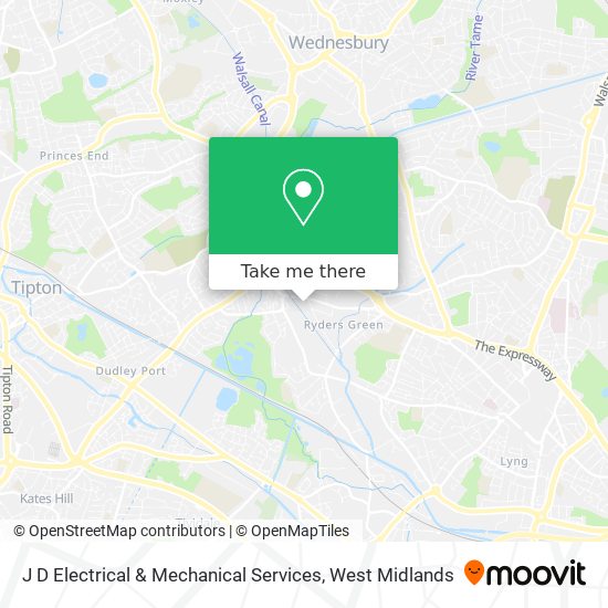 J D Electrical & Mechanical Services map