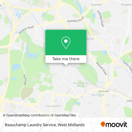 Beauchamp Laundry Service map