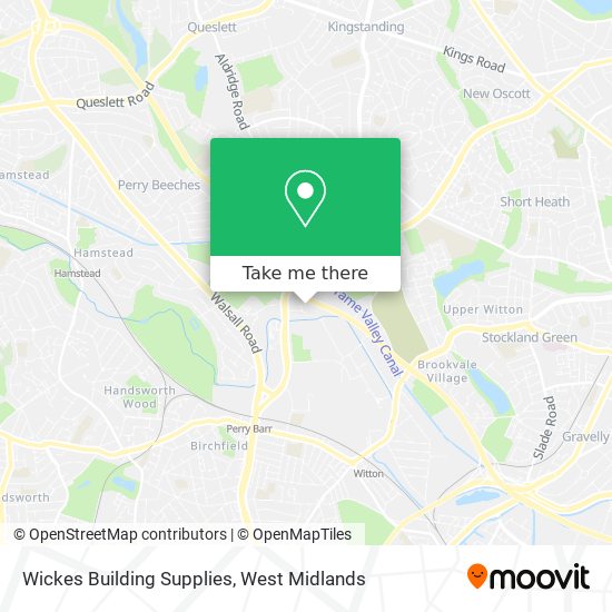Wickes Building Supplies map