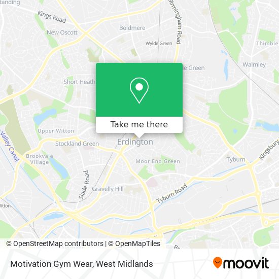 Motivation Gym Wear map