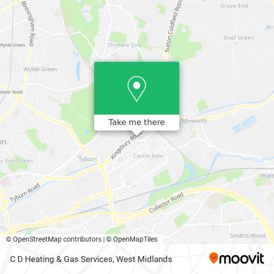 C D Heating & Gas Services map