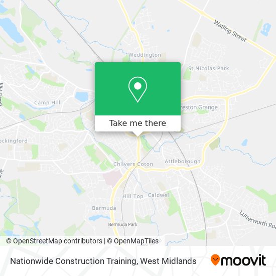 Nationwide Construction Training map