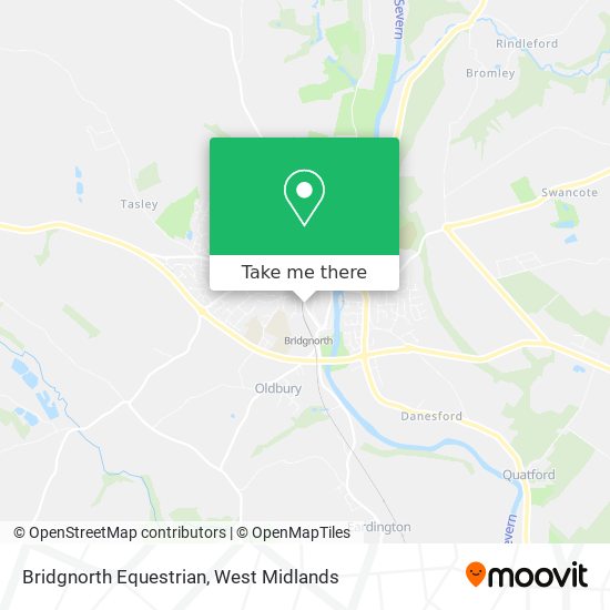 Bridgnorth Equestrian map