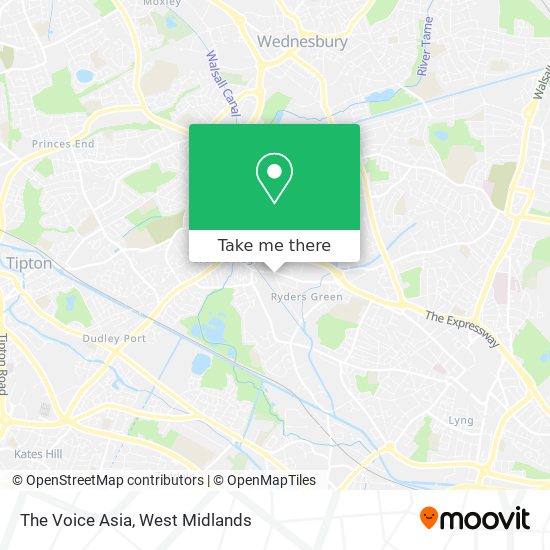 The Voice Asia map