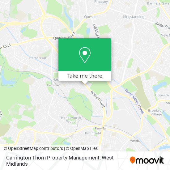 Carrington Thorn Property Management map