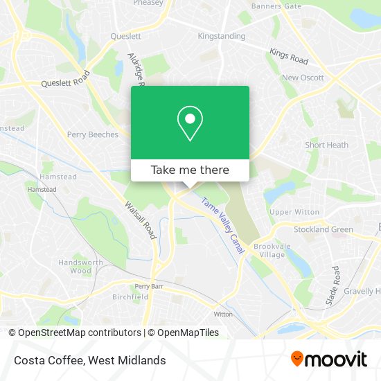 Costa Coffee map