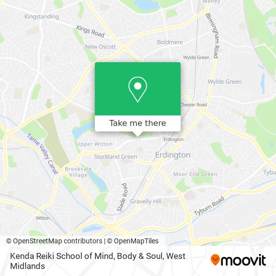 Kenda Reiki School of Mind, Body & Soul map