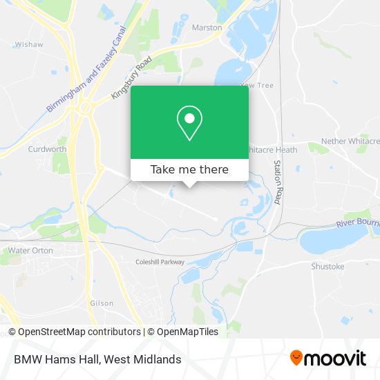 BMW Hams Hall map