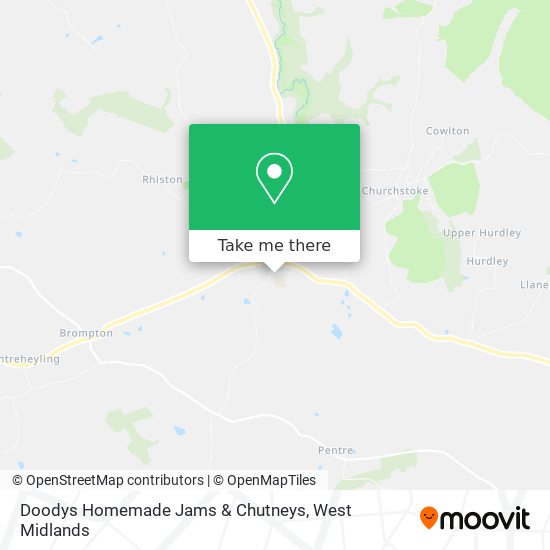 Doodys Homemade Jams & Chutneys map