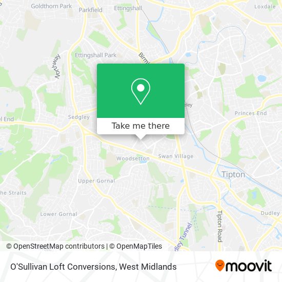 O'Sullivan Loft Conversions map