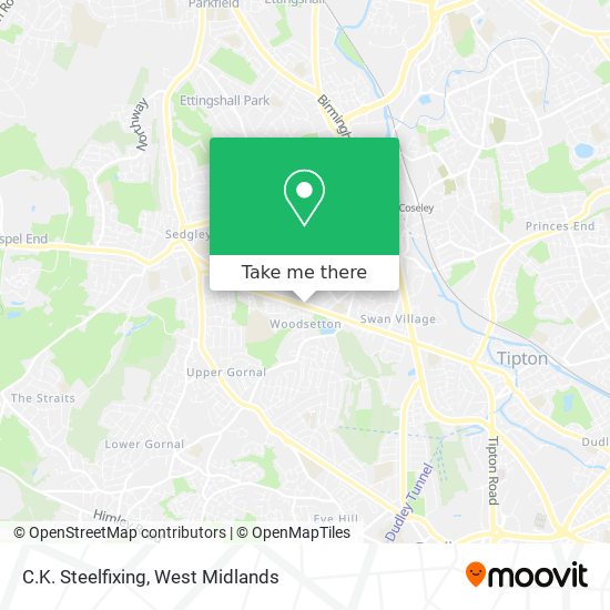C.K. Steelfixing map