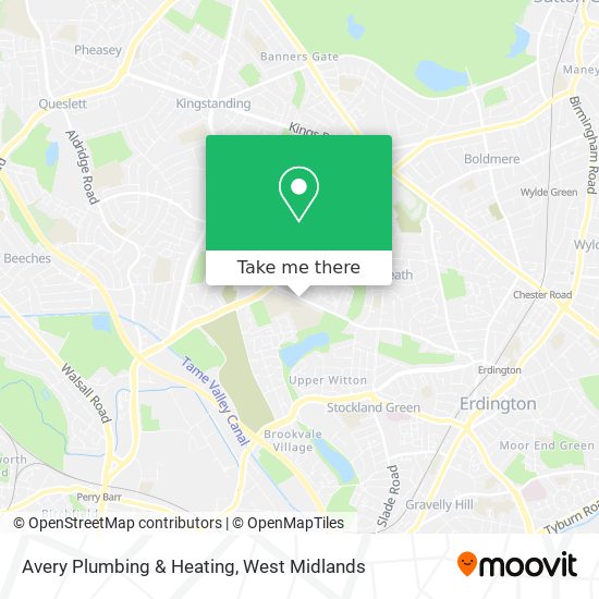 Avery Plumbing & Heating map
