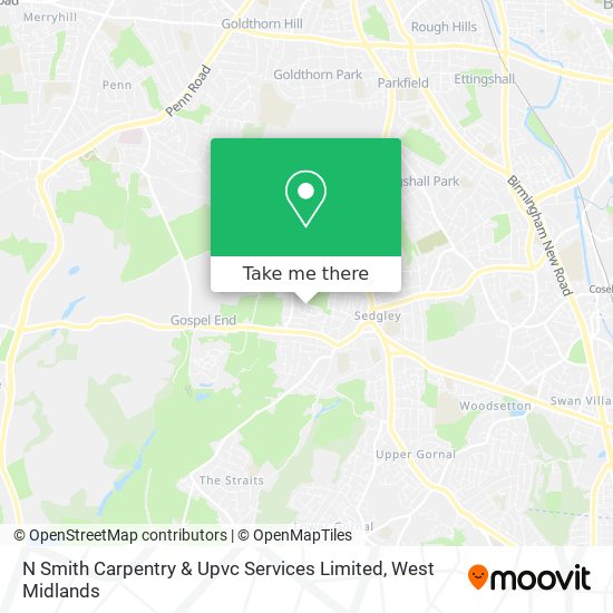 N Smith Carpentry & Upvc Services Limited map