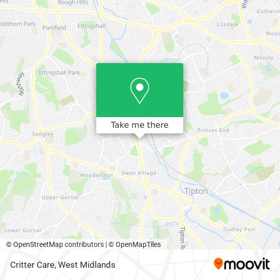 Critter Care map