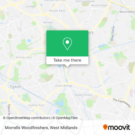 Morrells Woodfinishers map