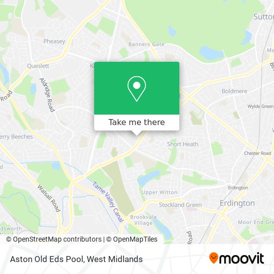Aston Old Eds Pool map
