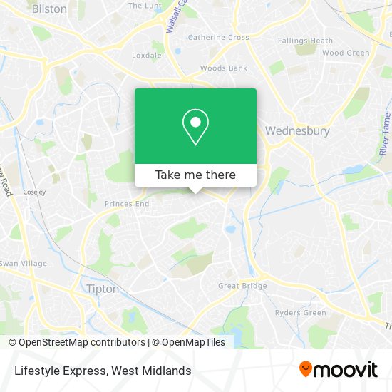 Lifestyle Express map