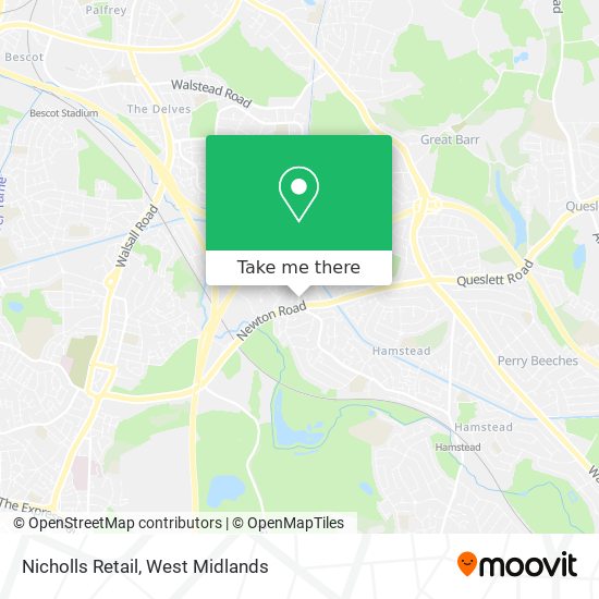 Nicholls Retail map