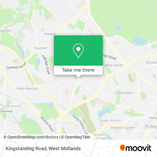 Kingstanding Road map