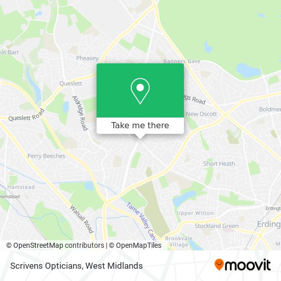 Scrivens Opticians map