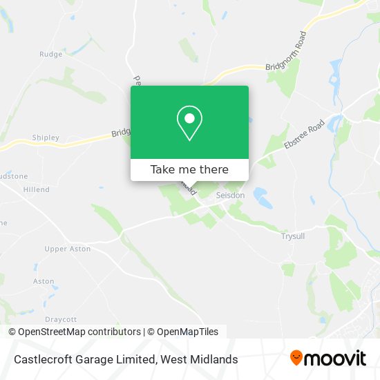 Castlecroft Garage Limited map