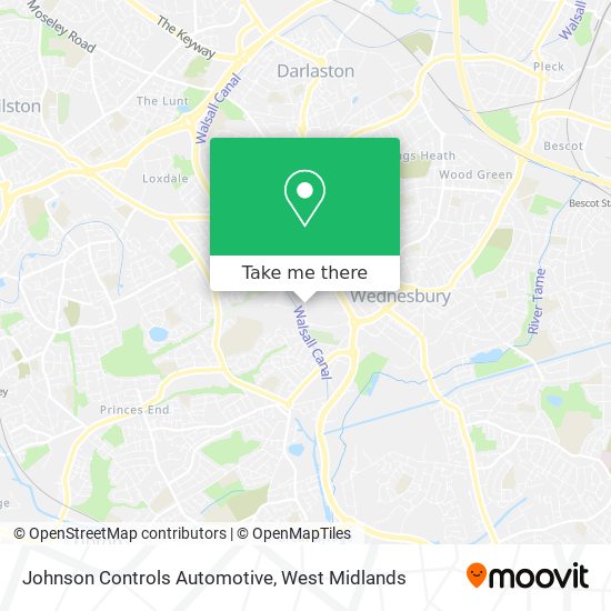 Johnson Controls Automotive map