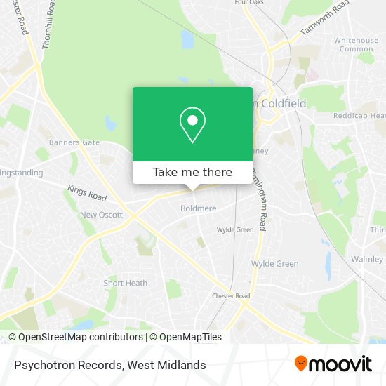 Psychotron Records map