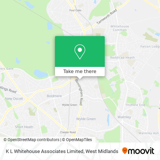 K L Whitehouse Associates Limited map