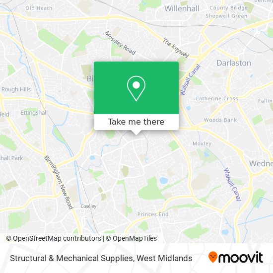 Structural & Mechanical Supplies map