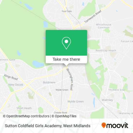 Sutton Coldfield Girls Academy map