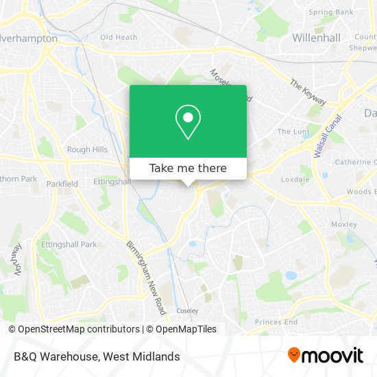 B&Q Warehouse map