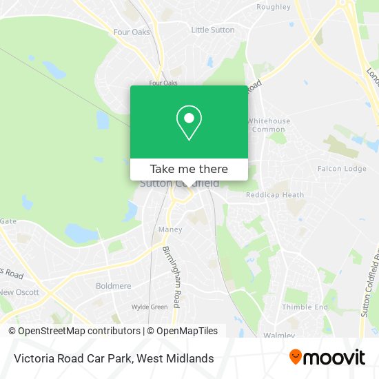 Victoria Road Car Park map