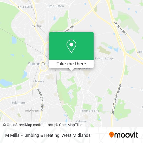 M Mills Plumbing & Heating map