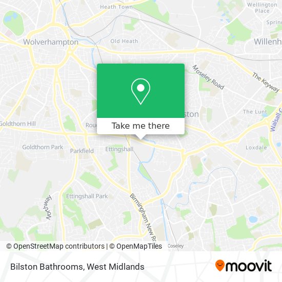 Bilston Bathrooms map