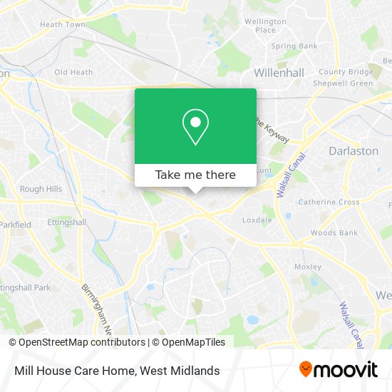 Mill House Care Home map