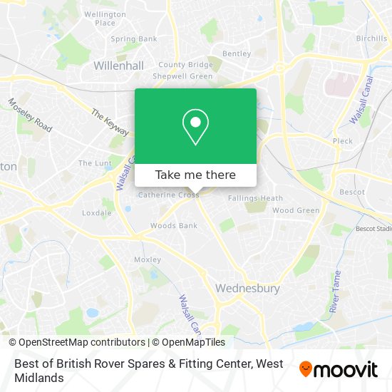 Best of British Rover Spares & Fitting Center map