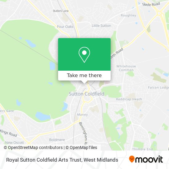 Royal Sutton Coldfield Arts Trust map