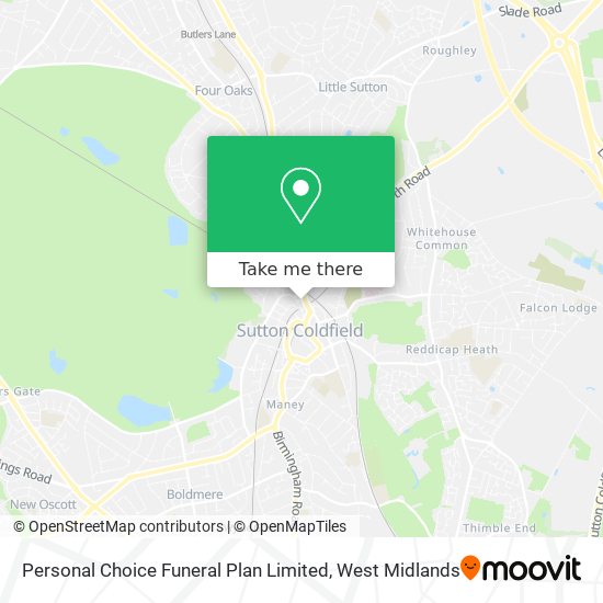 Personal Choice Funeral Plan Limited map